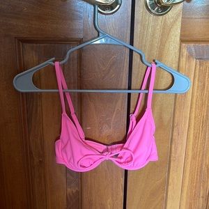 pink target bikini top